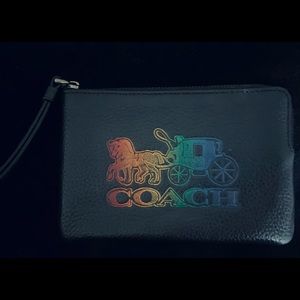 Coach large wristlet